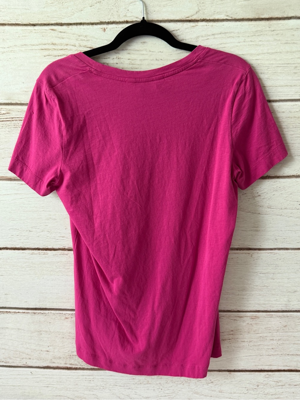 BMW Women’s Short-Sleeve Scoop Neck Top - Fuchsia Pink - Picture 2 of 6
